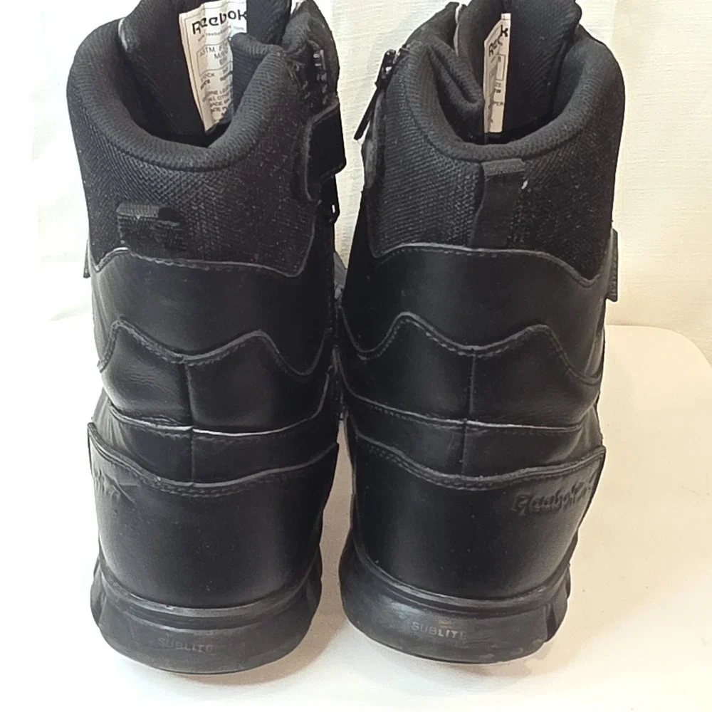 Reebok‎ Mens Tactical Waterproof Sublite Cushion Side Zip Work Boots 11W
